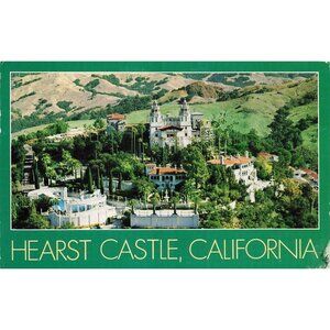 Postcard Hearst Castle San Simeon California Vintage Chrome Posted 1939-1970s